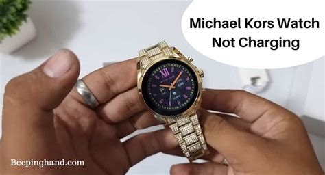 Michael Kors Watch Not Charging: Reasons & Solutions